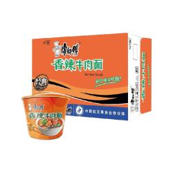康师傅 香辣牛肉面107g*12桶