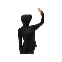 蕉内凉皮3系修身防晒衣女士户外防晒服女 【直身款】黑色 S