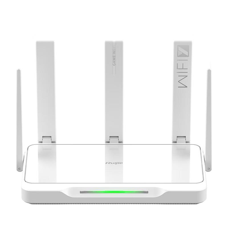 Ruijie 锐捷 雪豹BE50 双频5100M 家用千兆无线路由器 Wi-Fi 7 白色 单个装