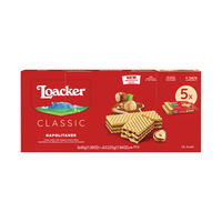 Loacker 莱家 榛子味威化饼干225gx1盒休闲早餐膨化零食超市