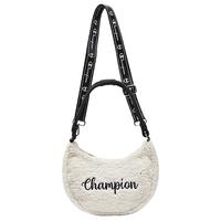 Champion 冠军单肩包2025秋冬月牙包女格纹斜挎包男通勤腋下包