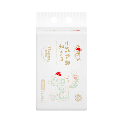 心相印 抽纸3层40抽*5包乳霜保湿云柔巾柔纸巾 敏感肌