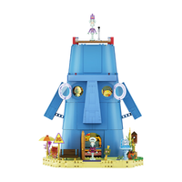 AREAX X砖区 海绵宝宝系列 AB0078 章鱼哥的石像屋