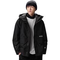太平鸟男装GORE-TEX INF连帽工装羽绒服男冬季户外外套BWACC4151