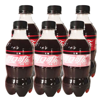 可口可乐（Coca-Cola）可口可乐瓶装 迷你零度无糖汽水 碳酸饮料夏日聚会饮品 300ml*6
