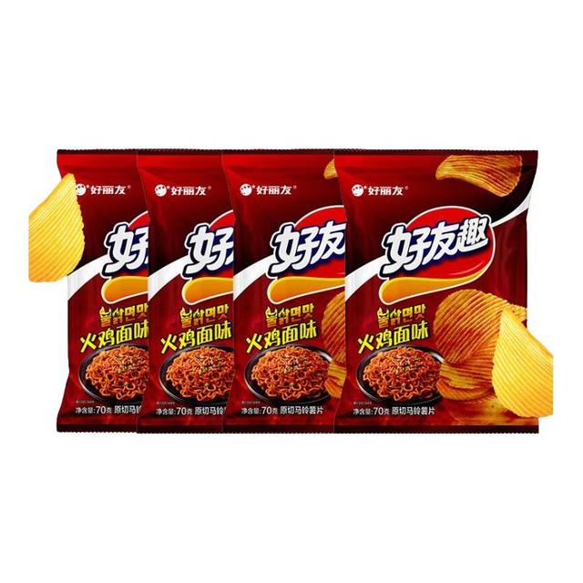 好丽友 Orion 好友趣薯片 火鸡面味70g