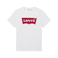Levi's李维斯美式宽松印花时尚简约舒适潮流纯棉圆领短袖T恤 白色 002A0-0000 M