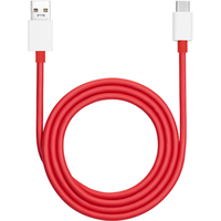 移动端、京东百亿补贴：一加 USB-A to Type-C 闪充数据线 10A 1米充电线