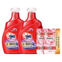 奥妙 OMO除菌除螨洗衣液 持久留香酵素去污渍袋装组合C 12斤【99%除菌率】