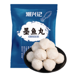 潮兴记 手工墨鱼丸 250g