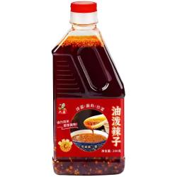 六婆 油泼辣子香辣红油200g红油辣椒油香辣麻辣凉皮拌菜调味调料