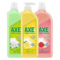 斧头 AXE柠檬护肤洗洁精清洁剂大桶厨房洗碗去油不伤手 【3瓶】