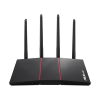 ASUS 华硕 RT-AX57 双频3000M 家用千兆Mesh无线路由器 Wi-Fi 6 黑色 单个装