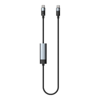 乐迪智美二代100WPPS协议快充转换线桥梁双C线适用华为荣耀VIVO一加iQOO真我OPPO手机闪充织线 【2025】PPS协议桥梁线+【魔术扎】 1.2米+黑色