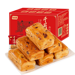 比比赞 手撕千层酥 红豆味 1kg