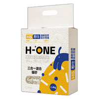 憨仕猫砂奶香豆腐猫砂膨润土混合猫砂抑菌除臭不粘底吸水混合型猫沙子 4.8斤【奶香】7：3配比混合砂 8包【多猫囤货优选】