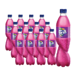 芬达 可口可乐芬达葡萄味500ml*12瓶