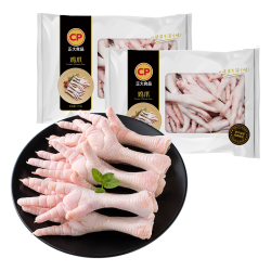 正大食品 正大鸡爪净重4斤（独立2包）烧烤鸡爪生鲜夜宵鸡爪冷冻生鲜 纯原料