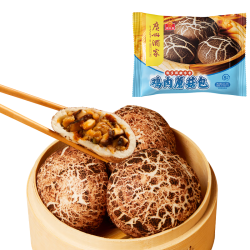 广州酒家 利口福 鸡肉蘑菇包 包子 337.5g