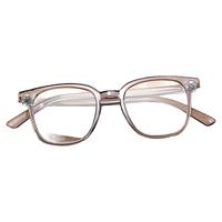 镜宴（COASTAL VISION） 镜宴 变色非球面镜片膜变灰色光学近视防蓝光开车男眼镜 TR90-全框-1908GY-透灰色 1.67折射率防蓝光变灰色现片