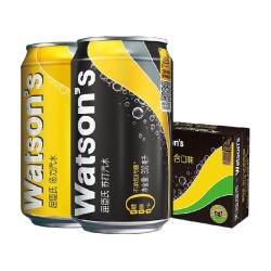 屈臣氏 苏打水 330ml*24罐（原味20罐+汤力4罐）