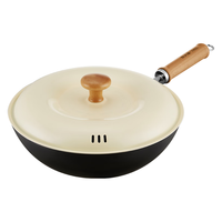 COOKER KING 炊大皇 CG30XC 炫彩 炒锅(30cm、不粘、无涂层、铸铁)