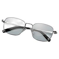 essilor 依视路 金属-全框-2023SV-银色 镜框+依视路膜岩高清1.60现片