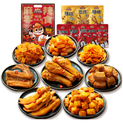 三只松鼠 麻辣零食礼包 混合口味 500g