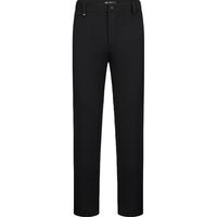 柒牌男装休闲裤男2025春夏商务通勤修身直筒长裤【高弹针织】 黑色 36