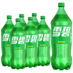 雪碧 可口可乐（Coca-Cola）雪碧 Sprite 柠檬味 汽水 碳酸饮料 2L*6瓶