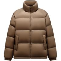 坦博尔款90绒羽绒服男短款休闲立领韩版秋冬厚外套TF238327 旷野棕 180/96A