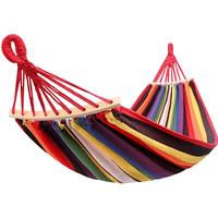 WhitePeak吊床户外秋千成人野外野餐沙滩室内防侧翻宿舍儿童吊椅吊篮可拆洗 木杆防侧翻|承重400斤|双人款