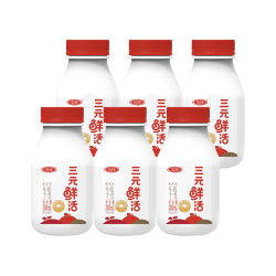 三元 高品质牛乳 200mL*6瓶