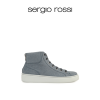 sergio rossi SR男鞋SR1 ADDICT系列高帮休闲鞋板鞋单鞋