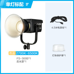 南冠 NANGUANG 南光FS-300B/300C双色温全彩人像影棚摄影像补光灯常亮直播视频柔光灯