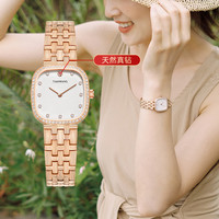 移动端：天王 方胖子女士手表正品时尚手表女款钢带石英表31520