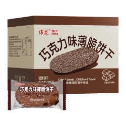 伟龙 老式撒糖巧克力味薄脆饼干 325g