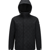 秋冬简约有型羽绒外套品质短款连帽男士羽绒服