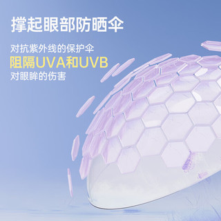 可啦啦（Kilala）透明近视隐形眼镜仲夏夜恋三明治透氧水凝胶日抛30片  700度
