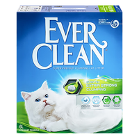 铂钻EverClean膨润土猫砂除臭结团活性炭 微香型（小绿盒）5.4kg/6L 遇湿散香-绿盒-5.4kg