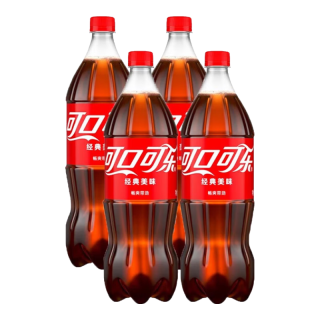 可口可乐 汽水碳酸饮料 大瓶可乐1L*4瓶