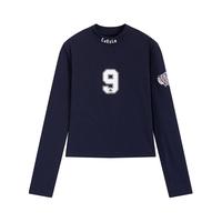 卡帕（Kappa）背靠背圆领运动长袖t恤女款修身复古套头衫卫衣上衣K0F22TC01 S