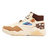 361°女鞋运动鞋百搭舒适缓震耐磨跑步文化休闲鞋子女 西米色/咖啡棕色【6615B加绒】 38