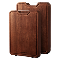 KÖBACH 康巴赫 菜板砧板乌檀木整木切菜板加厚实木案板面板家用防霉36*24*2.5cm