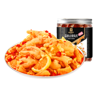 良品铺子鸡肉休闲零食酸辣过瘾柠檬去骨凤爪 柠檬去骨凤爪500g x1罐