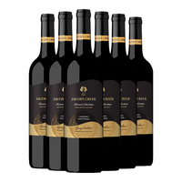 杰卡斯法国橡木桶陈酿 杰卡斯金桶珍藏红葡萄酒750ml整箱阿根廷原瓶 赤霞珠