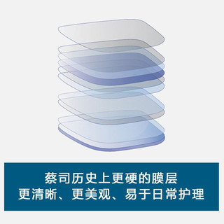 蔡司数码型镜片  7 1.74钻立方膜层 缓解眼睛 防蓝光镜片 2片 蔡司数码钻立方铂金膜+变色 （联系客服送镜框）
