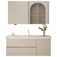 欧派陶瓷一体盆浴室柜组合现代简约卫生间洗脸盆柜洗漱台洗手盆柜