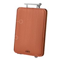 好管家 乌檀木菜板实木砧板整木切菜板家用加厚案板面板粘板 全乌檀整木45*30*2.5