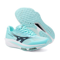 强风跑霸2.0无碳板六气垫运动跑鞋日常训练休闲通勤体考体测 北卡蓝 45